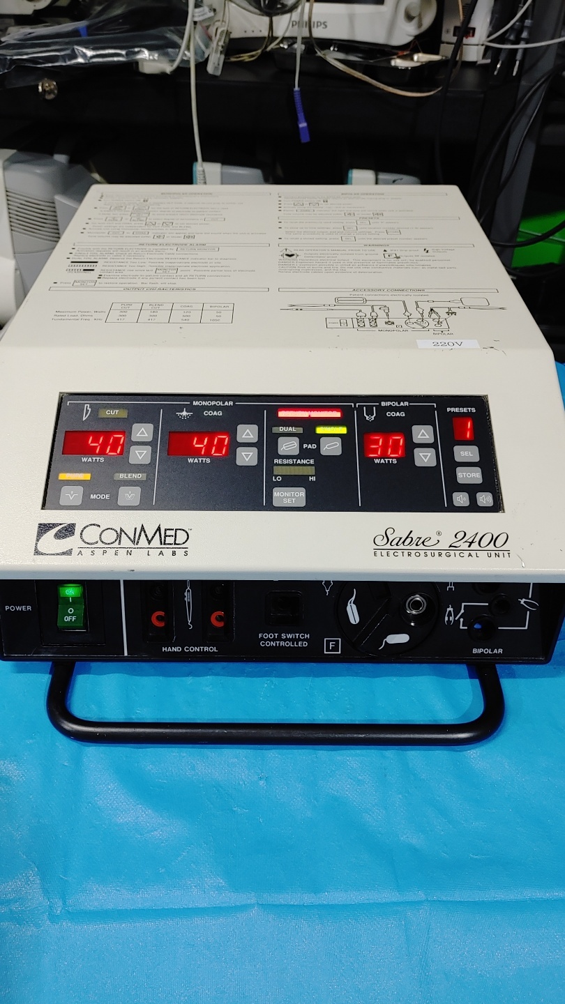 Conmed Sabre 2400 Electrosurgical Unit