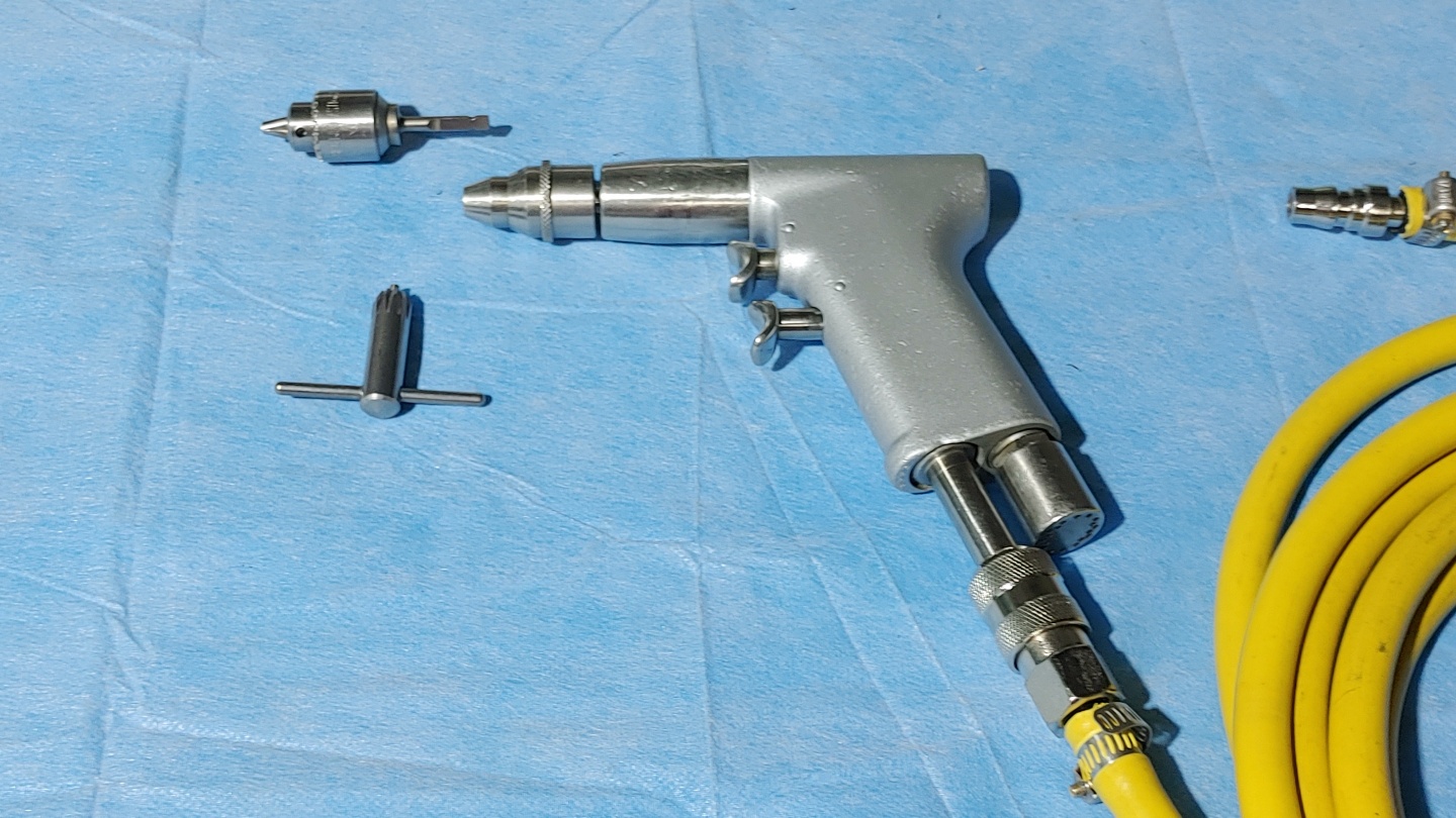 Synthes Swiss Universal Pneumatic Drill Dual Trigger Air Drill