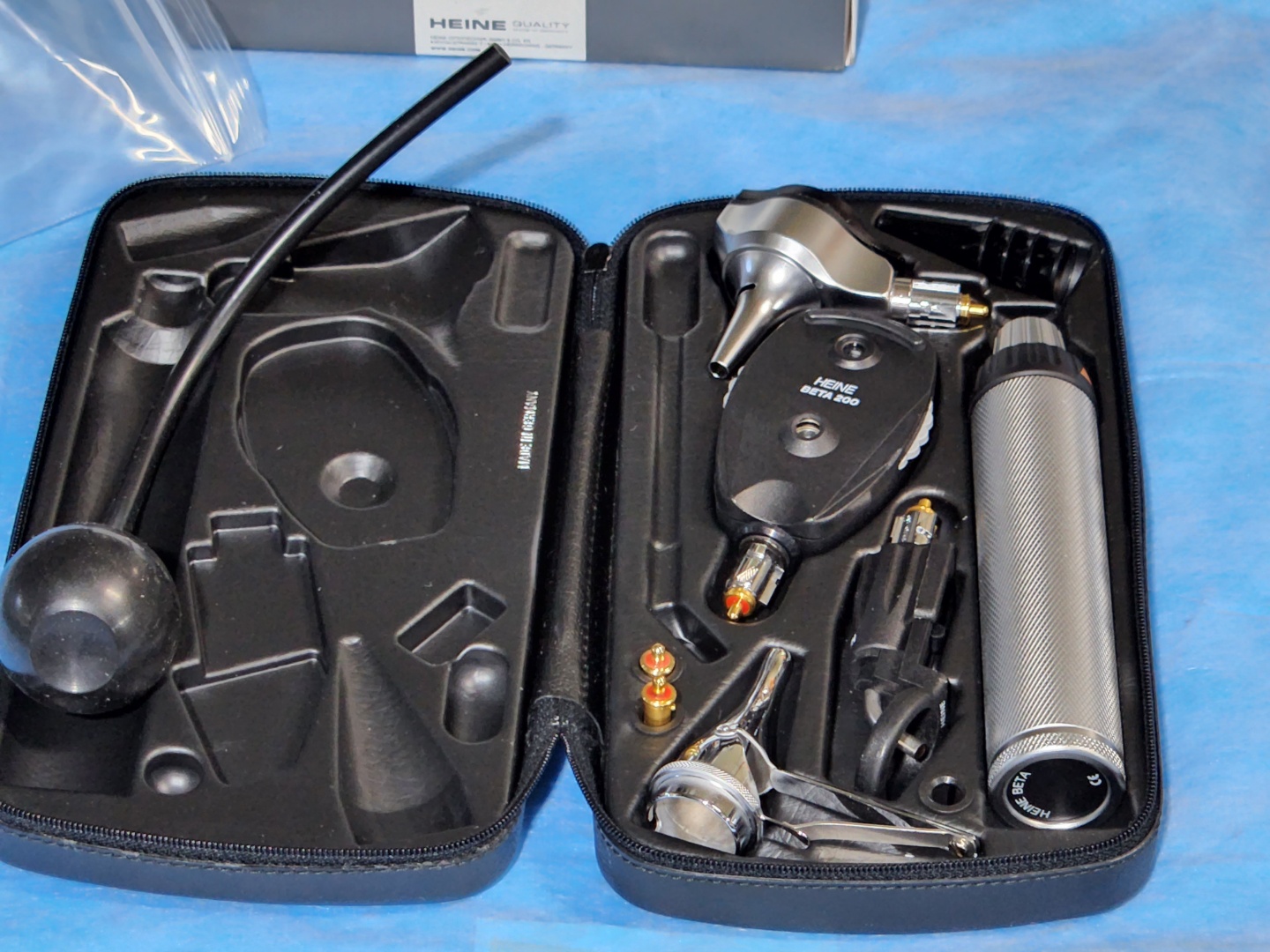 Heine Beta 200 Ophthalmoscope, Otoscope Diagnostic Set(3.5V 리튬사용)