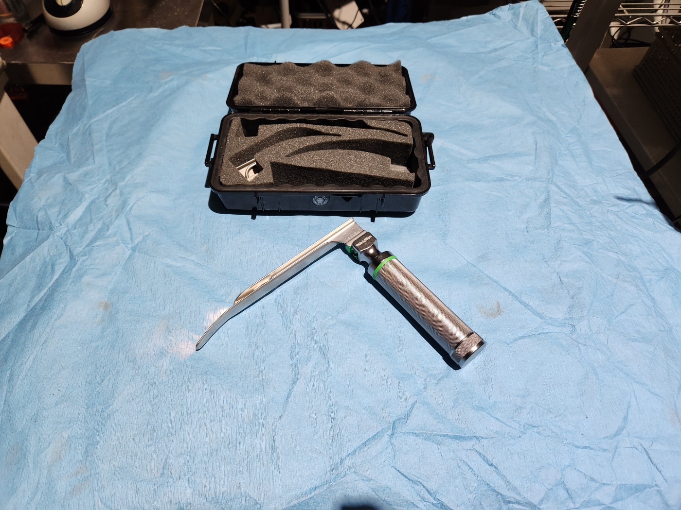 Welch Allyn Fiber Optic Laryngoscope Set