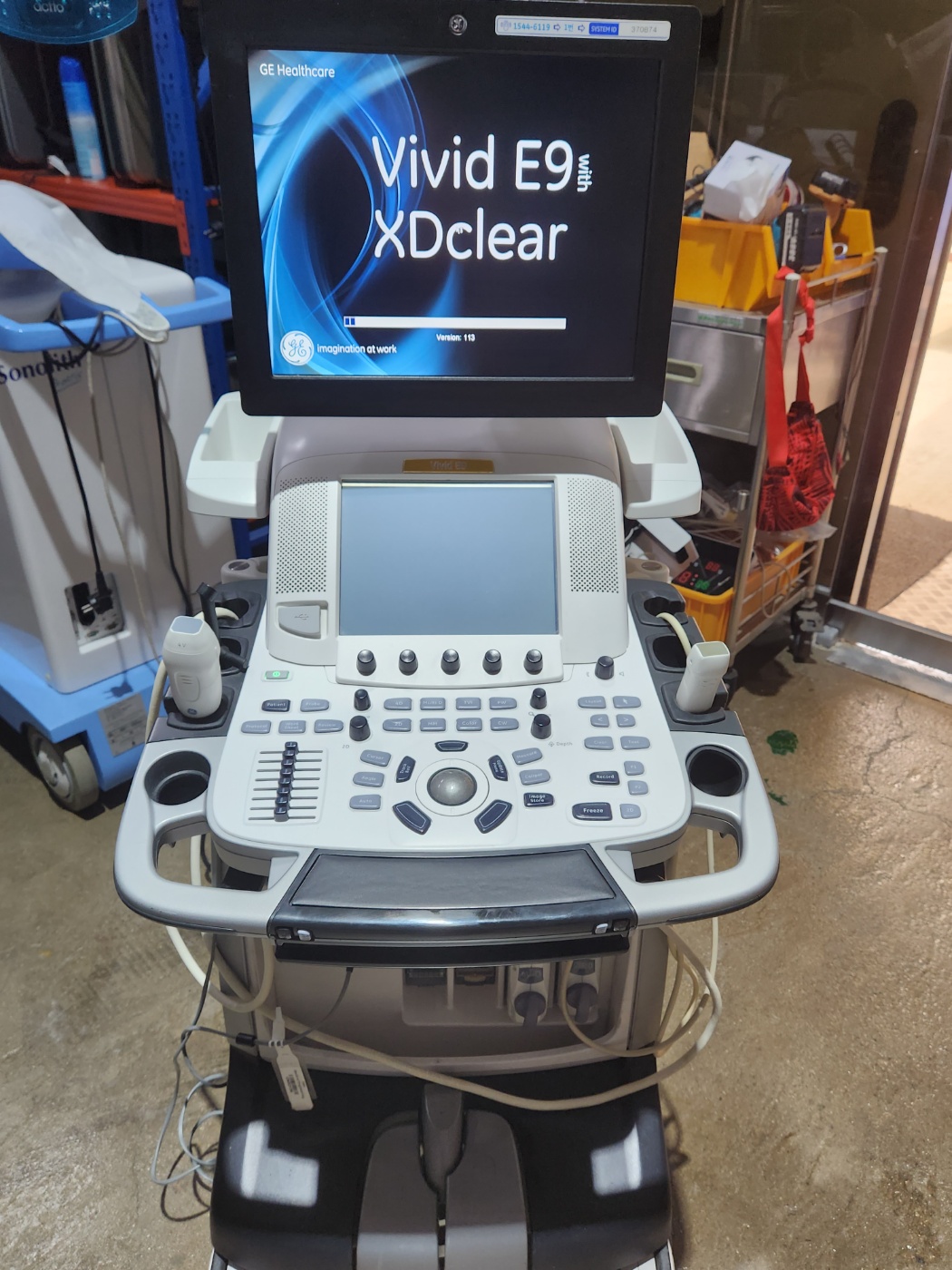 GE Vivid E9 XDClear Ultrasound System