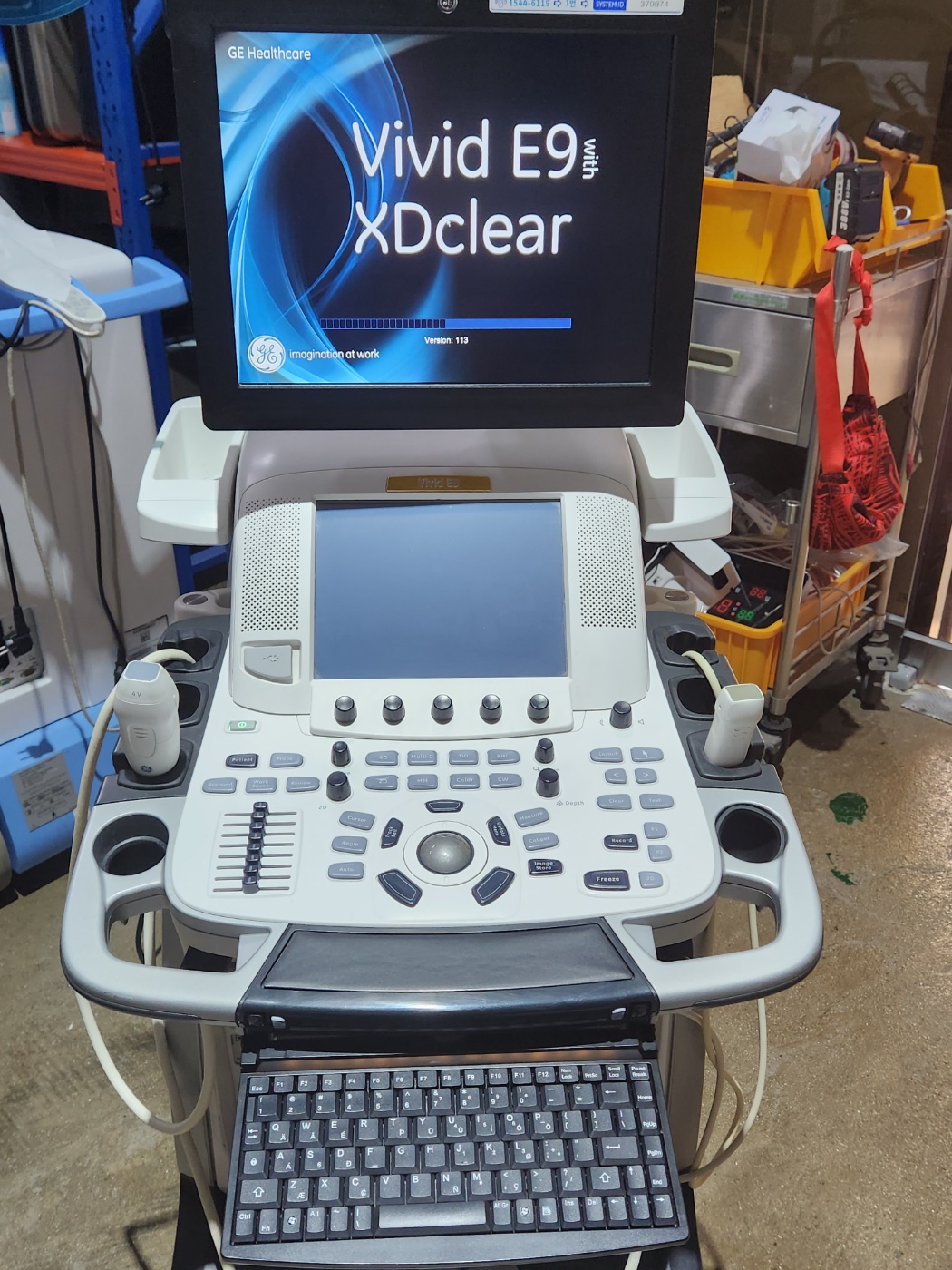 GE Vivid E9 XDClear Ultrasound System