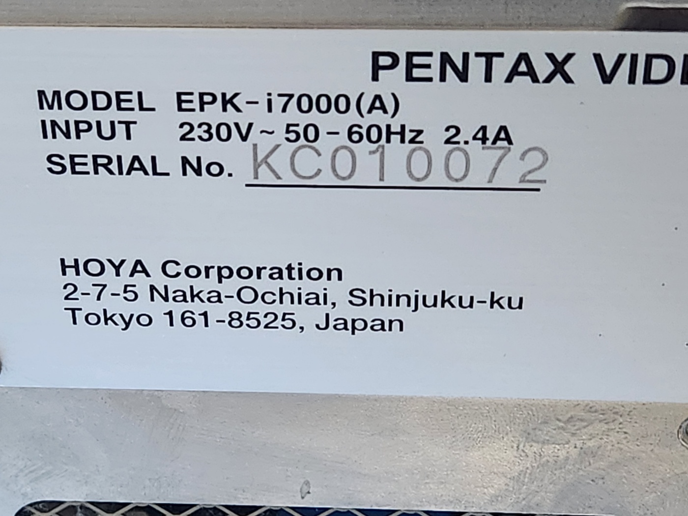 Pentax EPK-i7000