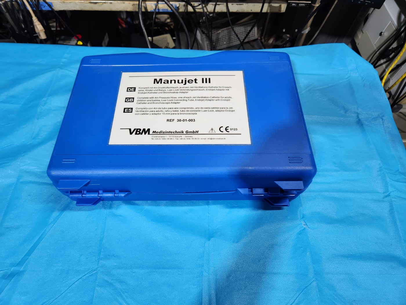 Manujet III For oxygen delivery during transtracheal ventilation