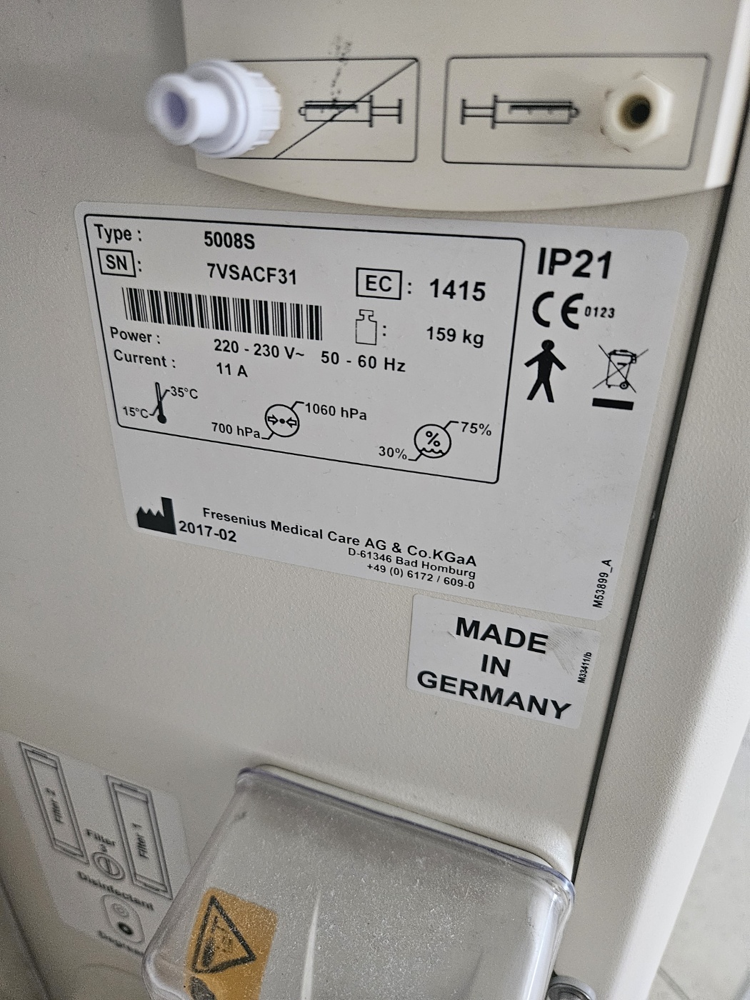 fresenius 5008s Hemodialysis System    dialysis machine