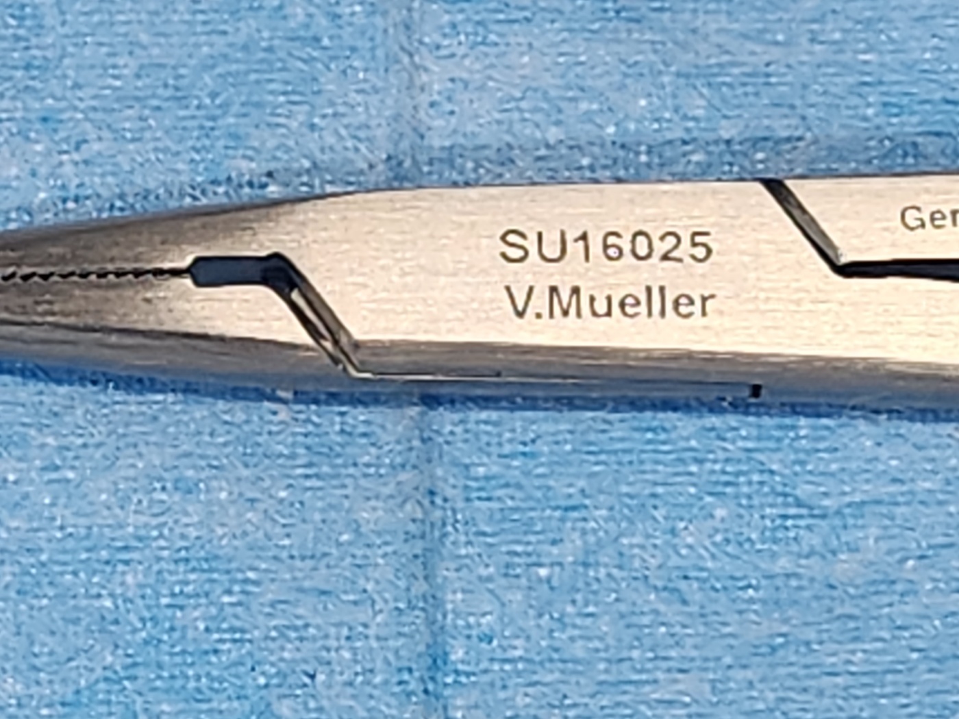 V. Mueller narrow jaws  Hegar Needle Holder