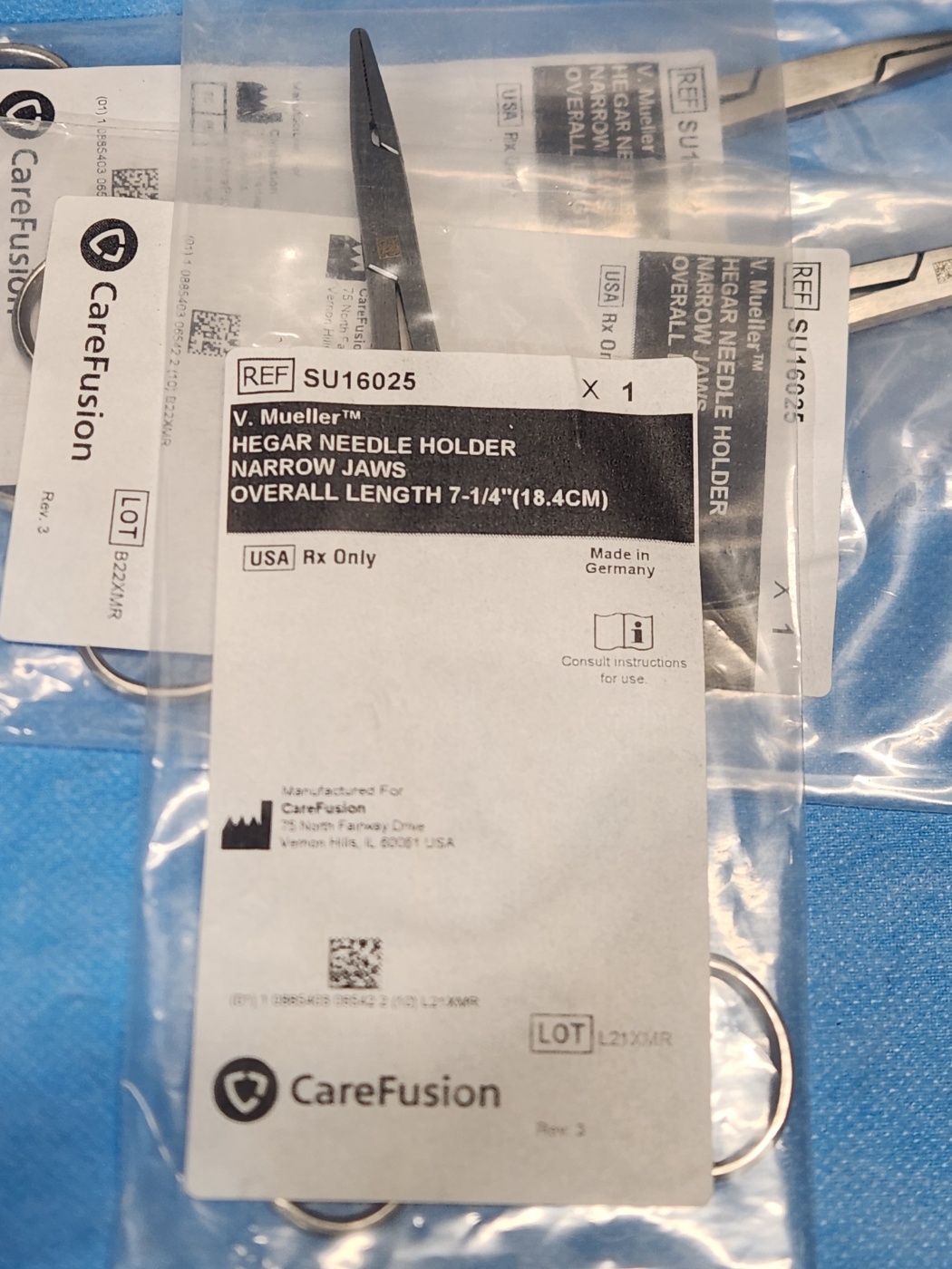 V. Mueller narrow jaws  Hegar Needle Holder