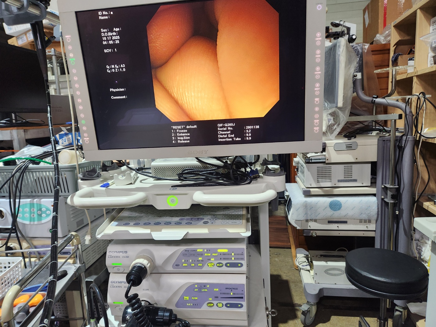 Olympus CV-260 HDTV Evis Lucera Endoscopy System