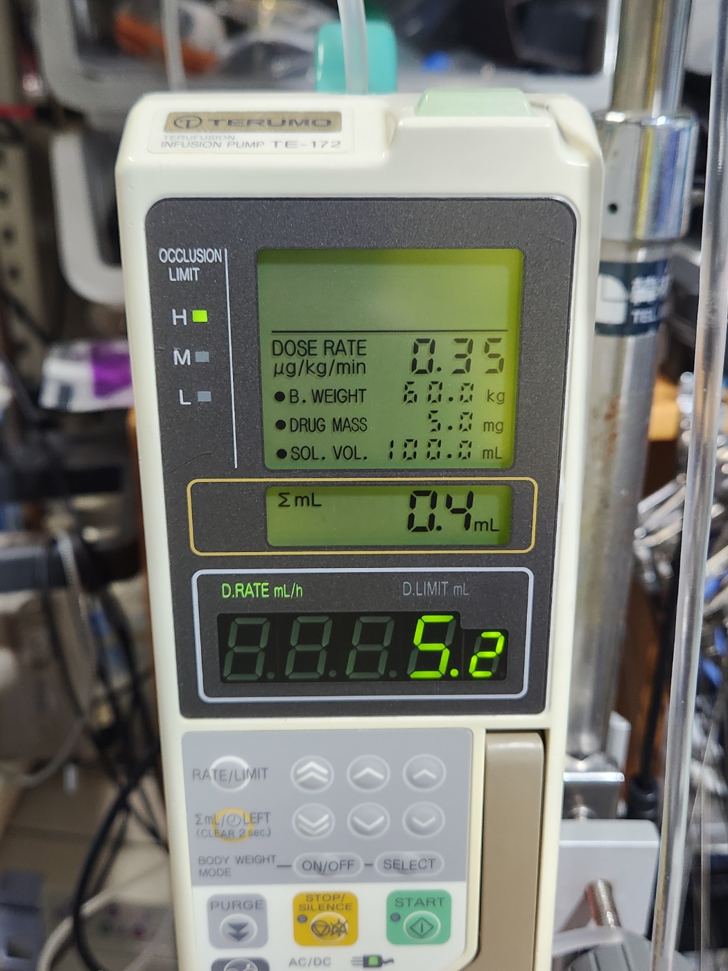 Terumo infusion pump te-172