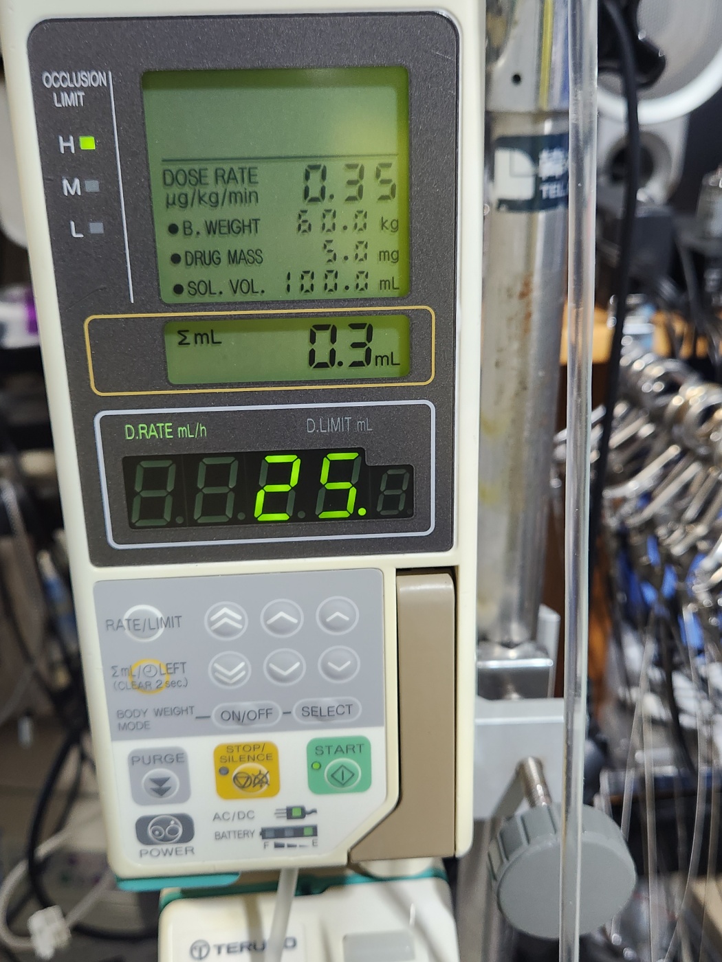 Terumo infusion pump te-172