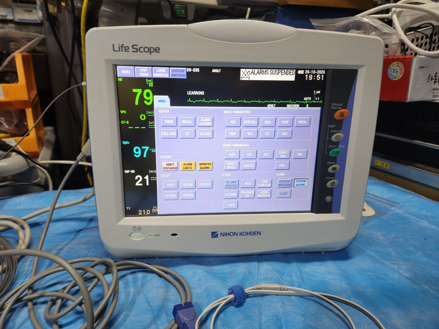 Nihon Kohden Life Scope BSM-3552 Patient Monitor