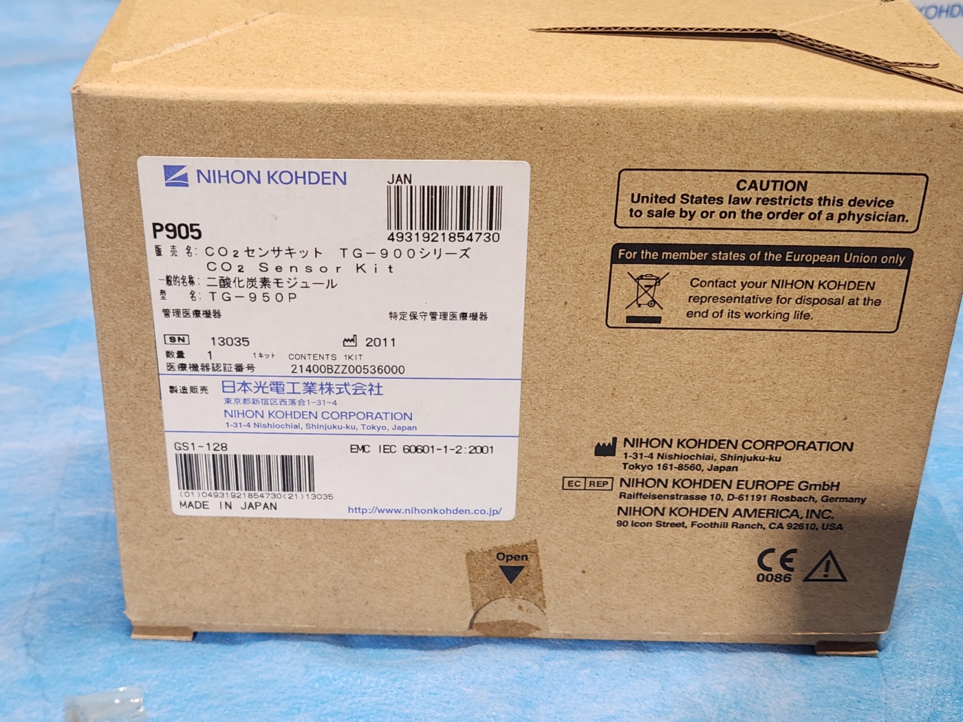 Nihon Kohden    CO2 ,  EtCO₂  sensor