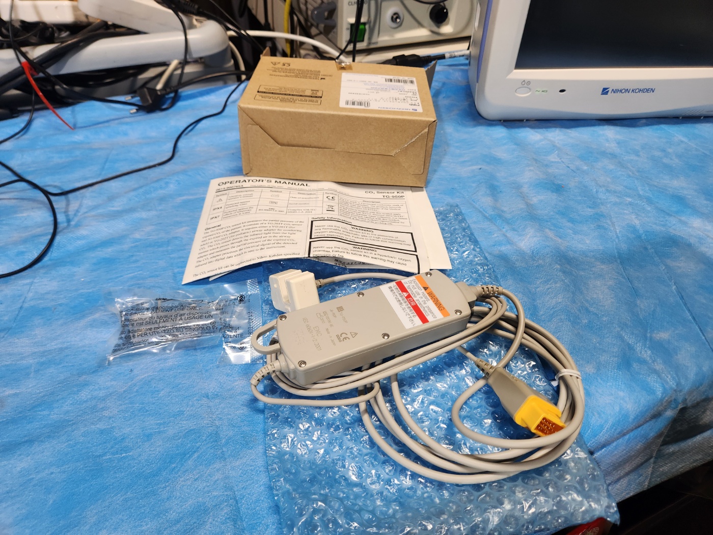 Nihon Kohden    CO2 ,  EtCO₂  sensor